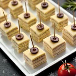 Ham and Cheese Layered Appetizer
