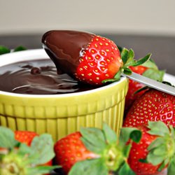 Chocolate Fondue for Two