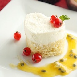 Tres Leches Cake w/ Passion Fruit