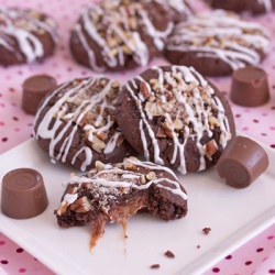 Chocolate Caramel Cookies