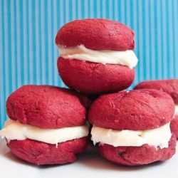 Red Velvet Whoopie Pies