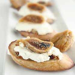 Fig and Goat Cheese Crostini