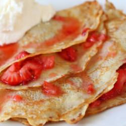Sweet Strawberry Crepes