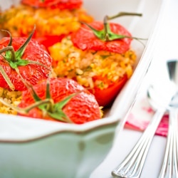 Rice Stuffed Tomatoes
