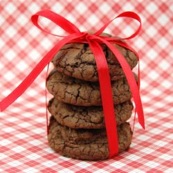 Thick & Chewy Double Chocolate Cookies