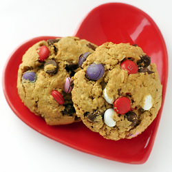 Valentine’s Day Monster Cookies