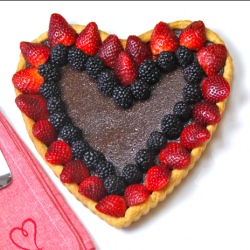 Tarte Coeur au Chocolat