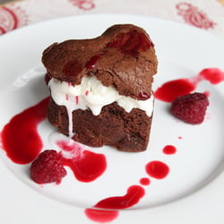 Heart Brownies