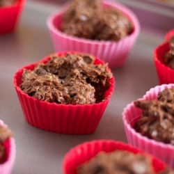 Chocolate Basil Muffins