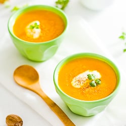 Carrot and Orange Cream Soup