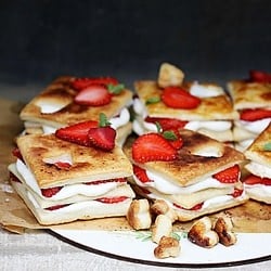 Strawberry & Lemon Curd Napoleans