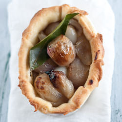 Shallot and Bay Leaf Pie