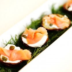Baby Potato & Smoked Salmon Bites