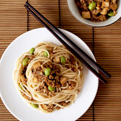 Pasta, Minced Meat & Dried Oyster
