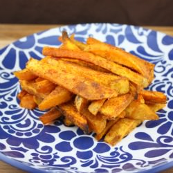 Bengali Oven Yam Fries