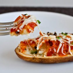 Pizza Stuffed Potatoes