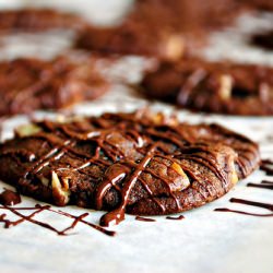 Chocolate Pecan Cookies