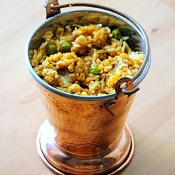Cauliflower Biryani Recipe