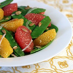 Snow Pea, Grapefruit & Orange Salad