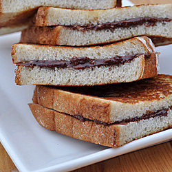 Grilled Goat Cheese & Nutella Sandwich