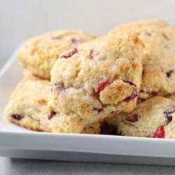 Fresh Cranberry Lime Scones