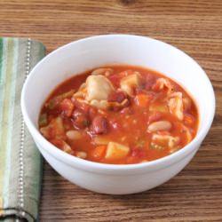 Vegetable Soup w/ Tortellini