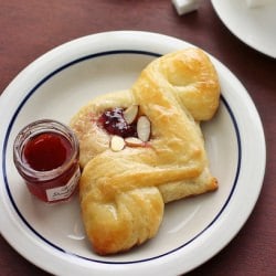 Pomegranate Cream Cheese Danish