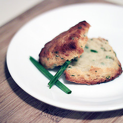 Cream Cheese and Chive Biscuits
