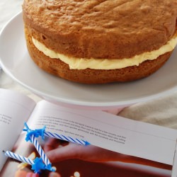 Chocolate Custard Birthday Cake