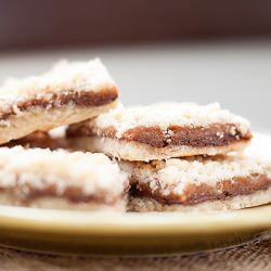 Caramel Nutella Crumb Bars