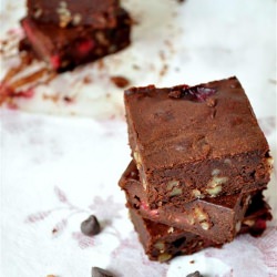 Chocolate Raspberry Brownie