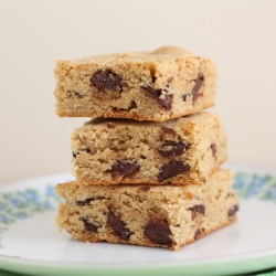 Peanut Butter Chocolate Blondies