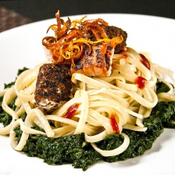 Linguine with Salmon