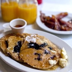 New York Blueberry Oat Pancakes!