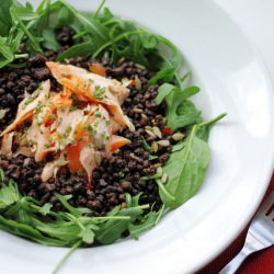 Lentils and Salmon