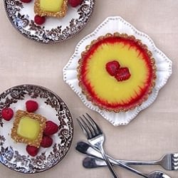Lemon and Raspberry Tart