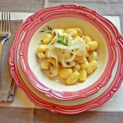 Gnocchi with Monkfish and Fennel