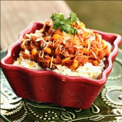 Slow Cooker Chicken Taco Chili