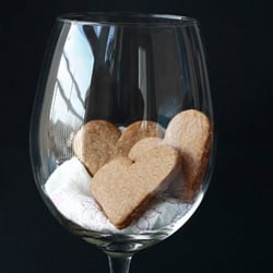 Nutella Heart-Shaped Cookies