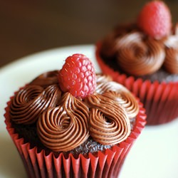 Chocolate Raspberry Cupcakes