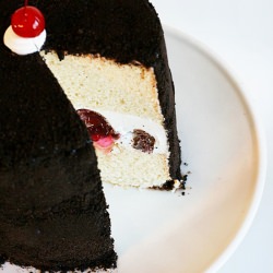 Chocolate Covered Cherry Oreo Cake