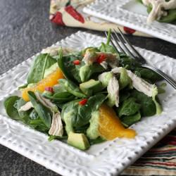 Spinach Salad Chicken Orange