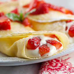 Strawberry White Chocolate Mousse