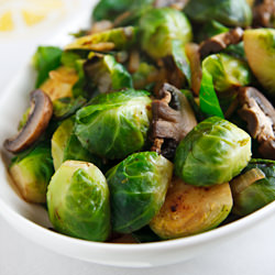 Brussels Sprouts & Mushrooms
