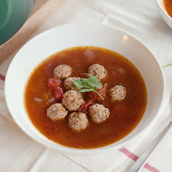 Mexican Meatball Soup