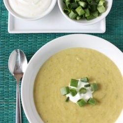 Asparagus Soup w/ Coconut