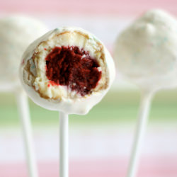 Red Velvet Cheesecake Pops