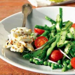 Green Salad w/ Baked Feta Cheese