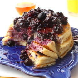 Blueberry Ricotta Pancakes