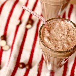 Malted Milk Chocolate Milkshakes